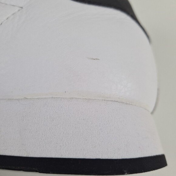 adidas Originals SAMOA Lea White Black Mens Shoes Lthr Sneakers Size 7.5 - Picture 10 of 11